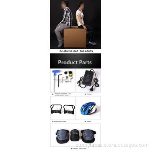 Two wheels self balancing scooter with remote